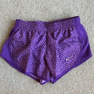 Nike Women's Vibrant Purple Athletic Shorts